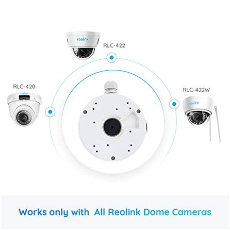 rlc-420 dome camera junction box mount|reolink camera junction box.